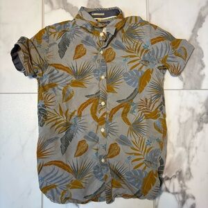 Cactus Boys Tropical Print Shirt Size 9/10
